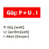 Elektriksel Güç (Watt) Nedir? Formülü Birimi ve Örnek Hesaplaması