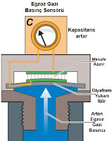 Egzoz basınç sensörü (Benzinli Araç)